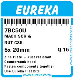 7BC50 - Machine Screw & Nut -7BC50_Label_T